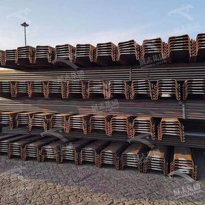Harga Murah Lembaran Baja <span class=keywords><strong>Pile</strong></span> Tipe U Lebar 500mm Hot Rolled Larsen untuk Pengendalian Banjir - Product Image 5