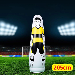 Maniquí Inflable de Entrenamiento de Fútbol de 205 cm, Saco de Boxeo, Maniquí de Aire Portátil, Pared de Portero para Deportes de Fútbol - Product Image 3