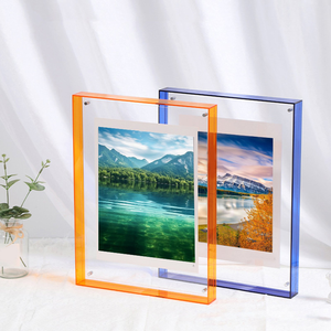 Cadre <span class=keywords><strong>Photo</strong></span> couleur cadre <span class=keywords><strong>Photo</strong></span> acrylique cadre <span class=keywords><strong>Photo</strong></span> flottant vibrant pour galerie décoration de bureau à domicile - Product Image 1