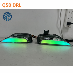 Mrd Miễn Phí Vận Chuyển Phù Hợp Cho Q50 RGB Combo Ánh Sáng 2014 + Ban Ngày Chạy Ánh Sáng Với Side Gương Ánh Sáng Phía Trước Bumper Tuần Tự - Product Image 5