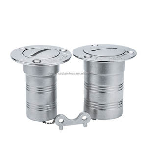 Maßgeschneidertes Bootszubehör aus Edelstahl: Marine-Bootsdeck-Schlüsselabdeckung, Deckseinfüllstutzen für Gas, Wasser, Kraftstoff - Product Image 4