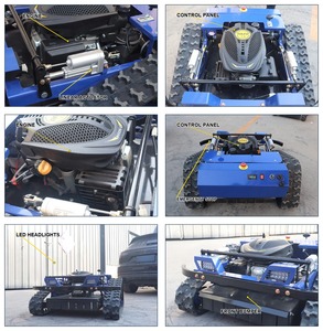 เครื่องตัดหญ้าแบบหุ่นยนต์ รุ่น 550 600 800 ราคาโรงงานถูก สำหรับพื้นที่ลาดชัน ควบคุมด้วยรีโมท ขับเคลื่อนด้วยตัวเอง กำจัดวัชพืชได้อย่างมีประสิทธิภาพ - Product Image 3