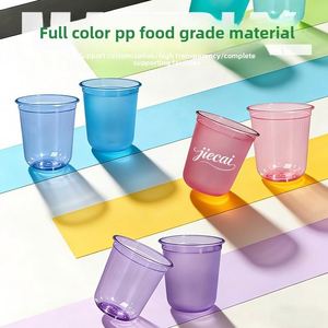 Gobelets jetables pour thé au lait et café, couleur 90 Caliber, 360 ml, en plastique PP transparent givré de haute qualité, fabriqués à Taïwan - Product Image 3