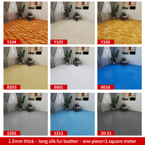 Fabrication de tapis en vinyle imperméable bon marché, rouleau de revêtement de sol en PVC, autocollant, rouleau de linoléum plastique - Product Image 2