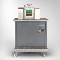 Granulateur de plastique de laboratoire, mélangeur à deux rouleaux, granulateur de masterbatch et de composés colorés, à échelle pilote, chauffage électrique, CE