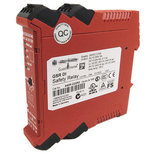 A-llen Bradley <span class=keywords><strong>guardmaster</strong></span> 440R-D22R2โมดูลรีเลย์ความปลอดภัยอินพุตแบบคู่24VDC ตัวควบคุมเครื่องจักรอุตสาหกรรมการป้องกันแบบปิดผนึก - Product Image 3