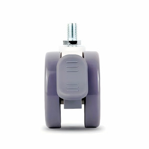 ユニバーサル 2インチ 医療機器用キャスター 静音ダブルホイール ねじ込み式 病院用ベッド・美容機器・浴室・リビングルームに - Product Image 4