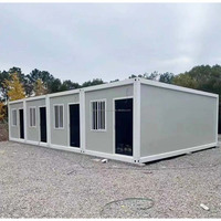 Maison modulaire moderne à assemblage rapide de 20 pieds avec plan de sol flexible pour projet hôtelier