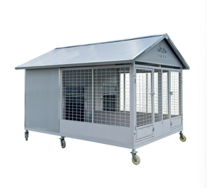 Heavy Duty Stainless Steel <strong>Dog</strong> <strong>Cage</strong> and Kennel with Plastic Tray for Medium and <strong>Large</strong> <strong>Dogs</strong> HOUSES - Product Image 6