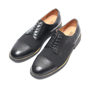 Zapatos Brogue de Cuero Estilo Británico para Hombre, Zapatos de Vestir Casuales de Oficina de Cuero Genuino, Suela Compuesta Transpirable - Product Image 3