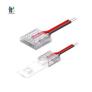 Conector de cable a placa de tira de LED SMD 2835 en forma de L para tira de luz LED SMD de 12mm