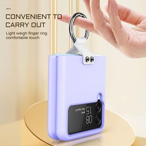 Para <span class=keywords><strong>Samsung</strong></span> Galaxy Z Flip <span class=keywords><strong>4</strong></span> Ring Case Z Flip 3 Anti-caída TPU PC a prueba de golpes Proteger la cubierta del teléfono móvil Carcasa - Product Image 2