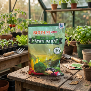 Engrais en poudre améliorant le sol microbien biologique Biotani Plus 1 kg pour les jardins potagers et les cultures céréalières - Product Image 1