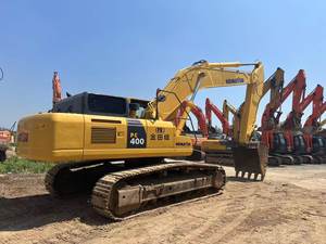 Excavatrice sur chenilles d'occasion KOMATSU PC400-8 d'origine bon moteur Cummins Engine 400 Construction fonctionnant bien moteur pompe à engrenages portant PLC - Product Image 2