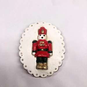 Venta al por mayor directa de fábrica, adhesivo magnético tridimensional 3D de resina para refrigerador, regalo de Navidad, recuerdo navideño - Product Image 3