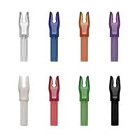 Tir à l'arc encoches en plastique 5.2mm/0.204 "diamètre intérieur remplacer coups plats/queues de flèche normales pour boulons d'arbalète