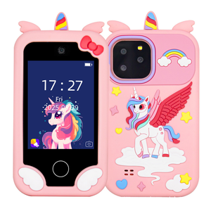 JXD Kids Phone Toy Girls 3-8 Years Old Unicorns Toddler Smart Phone <b>MP3</b> Support 2"-4" Screen Plastic Material Radio Music <b>Player</b> - Product Image 2