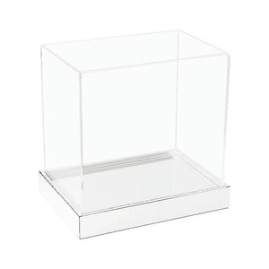 Gương acrylic sinh thái thân thiện hiện đại kỷ niệm Hộp Quà Tặng đề nghị bất tử hoa hiển thị hộp cao trong suốt chống bụi - Product Image 3