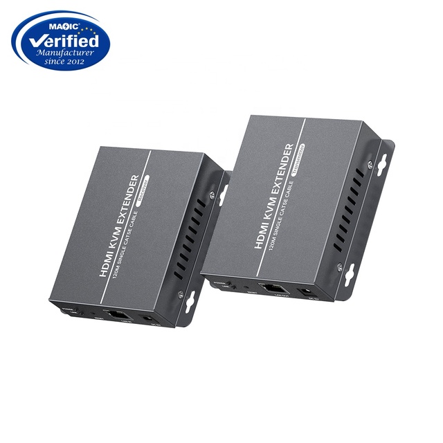 High Performance 120M HDMI KVM Extender Over  Cable 1080P 60Hz One Transmitter Support USB Wired Wireless Keyboard Mouse