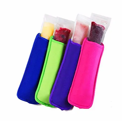 Supporto per ghiaccioli in neoprene a sublimazione colorato personalizzato prezzo di fabbrica all'ingrosso per bambini