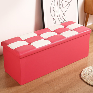 Katlanır depolama osmanlı tezgah özel dikdörtgen siyah PU deri yatak odası <span class=keywords><strong>Modern</strong></span> tasarım Caishi yüksek kaliteli - Product Image 4