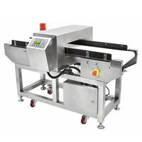 Potente detector de metales para alimentos, cinta transportadora para alimentos congelados, caja de regalo, máquina detectora de metales
