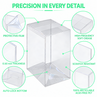 Boîte d'emballage en blister PET transparente personnalisée pour leurres de pêche avec carte imprimée et trou de suspension pour présentation en magasin OEM