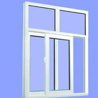 Certification CE Verre trempé Profil coulissant en PVC européen Fabricants Fenêtre à battant UPVC