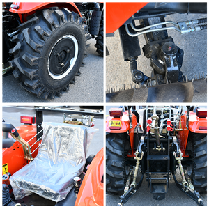 Envío Gratis, Tractor de Jardín Pequeño con Motor de 50hp, 80hp, 100hp, 4x4, Tractor Agrícola Compacto Mini 4x4 con Cabina de 70hp, 80hp - Product Image 3
