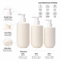 Bouteilles à pompe créatives en PET grande capacité en stock, contenants vides de 1000 ml pour shampoing, gel douche, lotion et après-shampoing