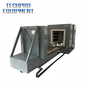 Four à résistance électrique de type chariot en acier inoxydable, contrôlé par PLC, pour atelier de traitement thermique économe en énergie - Product Image 1