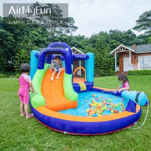 Fábrica Oem Happy Play Water Pool Slide Wet Dry Bounce House Crianças Bounce House Piscina inflável e Slide Bounce House