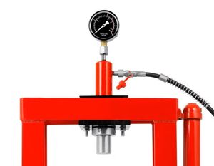 Herramientas hidráulicas de prensa de taller portátil de 10 toneladas con certificación CE para reparación de automóviles con manómetro - Product Image 2