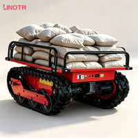 Carro de Transporte Todoterreno con Control Remoto Inalámbrico, Mini Dumper Eléctrico de 500 kg y 1000 W, Ideal para Huertos