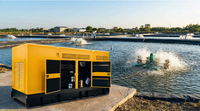 Groupe électrogène diesel silencieux avec capot insonorisé ATS électrique 110V-480V, y compris sortie CA monophasée 220V 50/60Hz