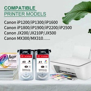 <span class=keywords><strong>Cartucce</strong></span> d'Inchiostro Ricaricabili Premium Hicor PG 40 CL 41 PG-40 CL-41 PG40 CL41 per Canon Pixma IP188 IP 1800 IP1800 - Product Image 5