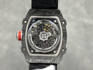 Nuevo Reloj Mecánico Tourbillon 2026 Personalizado de Alta Calidad, Ultrafino de 7.8mm, Ultraligero, de Fibra de Carbono, con Cristal de Zafiro Hueco - Product Image 3