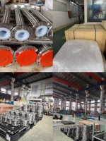 Compensateur de Tuyau Souple Métallique Haute Pression en PTFE Ondulé DN80 Modèle Aitep BEJ Usine Certifiée ISO9001