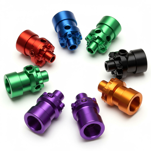 חלקי עיבוד שבבי <span class=keywords><strong>CNC</strong></span> מסגסוגת אלומיניום במחיר מפעל, אביזרים מאלומיניום אנודייז - Product Image 1