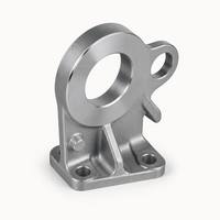Soporte de Montaje Industrial Mecanizado por CNC de Precisión Personalizada, Base de Soporte de Acero Fundido de Alta Resistencia