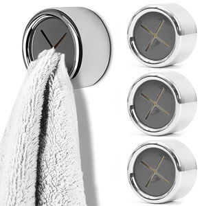 Porte-serviettes mural auto-adhésif, support de rangement, porte-serviettes de salle de bain, porte-serviettes de salle de bain pour anneau de serviette - Product Image 2