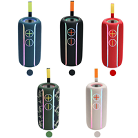 Haut-parleur Subwoofer en Plastique Étanche Haute Puissance 5.3 pour Éclairage RGB V5.3 Audio Bidirectionnel Alimenté par Batterie 3600mAh Suspendu