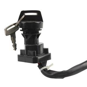 Zuqing กุญแจสวิตช์จุดระเบิดรถจักรยานยนต์ Ltz250 Ltf250 Ltz400 2ปุ่มและสายรัด - Product Image 3