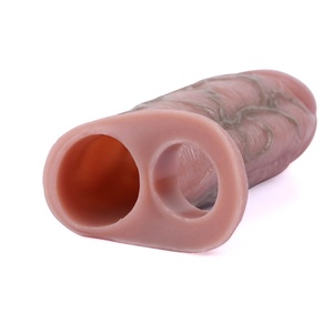 Funda realista para pene al por mayor de fábrica SXXY, extensor de pene, funda para agrandar el pene, accesorio para juguetes sexuales para parejas - Product Image 6
