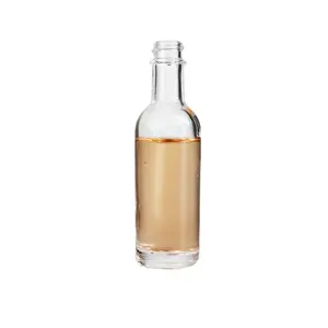 Personalize garrafas de vidro para destilaria de alta pedra 50ml 100ml mini álcoois