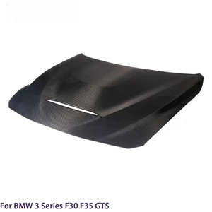 Capota Delantera de Fibra de Carbono Estilo GTS para Serie 3 F30/M3 F80 Sedán 2013-2019 - Product Image 2