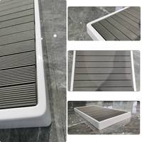 Plateforme antidérapante en bois pour bain de glace, bassin de trempage froid, baignoire à glace, plateforme de drainage pour spa