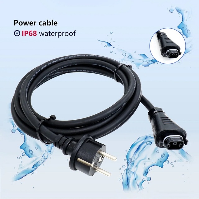 2M For Hoymiles HMS Connection Cable Field Connector Plug&Play Rubber Hose Cable Reliable Accessory Cable for PV System