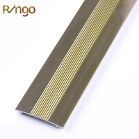 Bandes de transition de sol Ringo 2025 en alliage d'aluminium durable, résistantes à l'eau et écologiques, pour applications hôtelières, accessoires de revêtement de sol