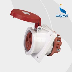 Saipwell IP44 3 P 16A Cee/IEC công nghiệp ổ cắm kết nối bao vây 5 + 3 AC cửa hàng 3 pin cực 63A Đánh giá hiện tại EU cắm tiêu chuẩn - Product Image 2